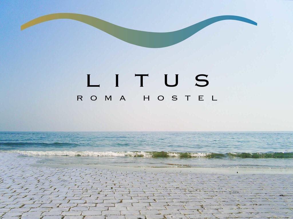 Litus Roma Hostel Lido di Ostia Exteriör bild Litus Roma Hostel Logo