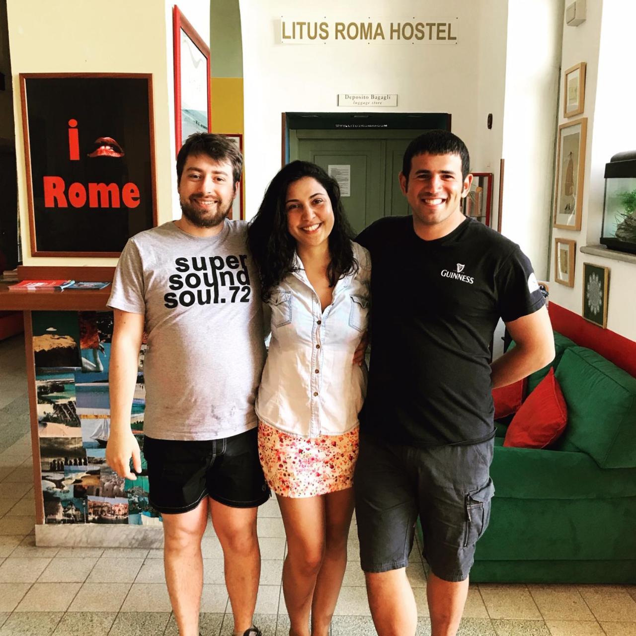 Litus Roma Hostel Lido di Ostia Exteriör bild The team of the Guinness World Records office in Rome
